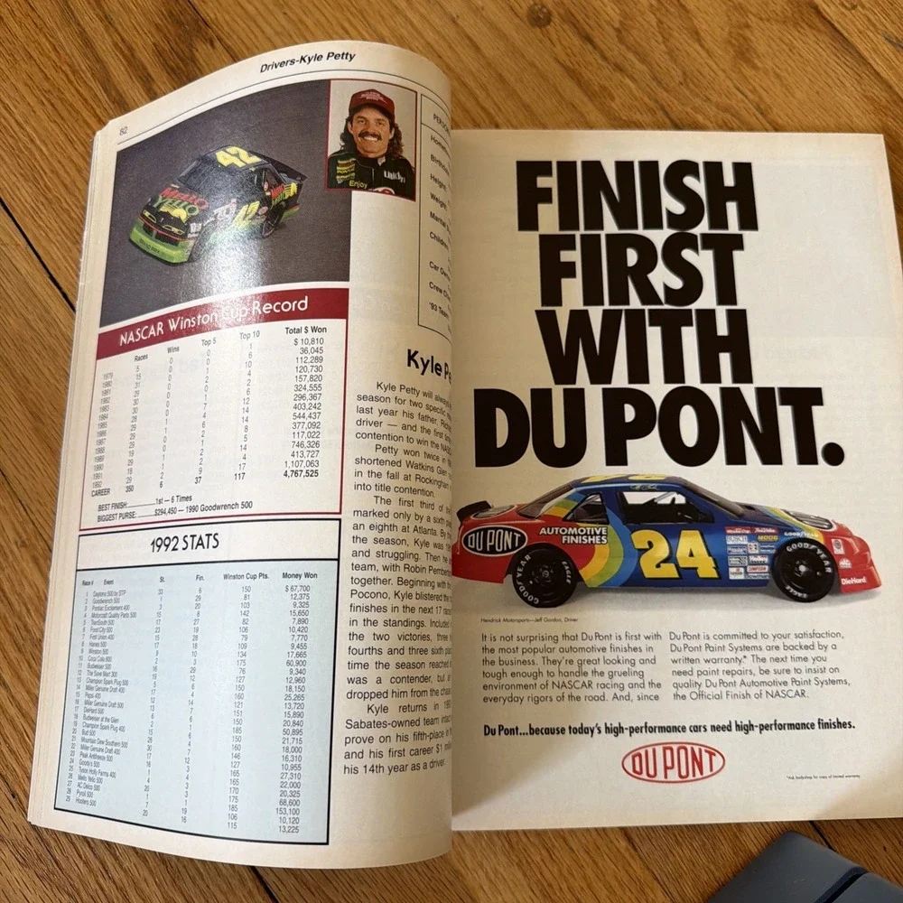 The Official NASCAR 1993 Preview And Press Guide Racing Magazine